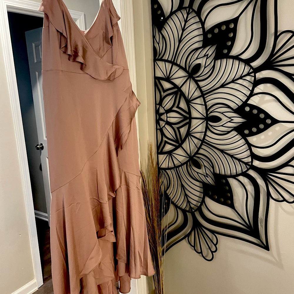 Dusty Rose High-Low Maxi Dress from Express!